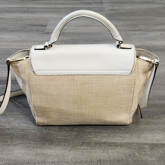 Kate Spade Laurel Wesley Place Leather and Tweed Satchel - Picture 4 of 15